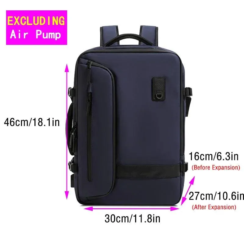 Vacuum Backpack with Electric Pump for Travel Bag for Men