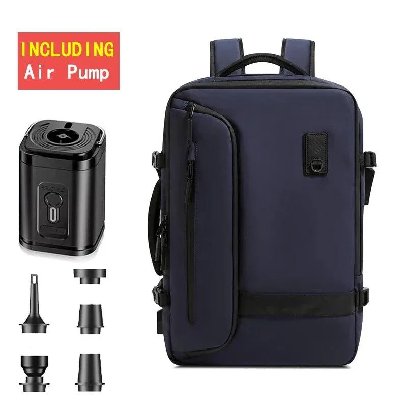 Vacuum Backpack with Electric Pump for Travel Bag for Men