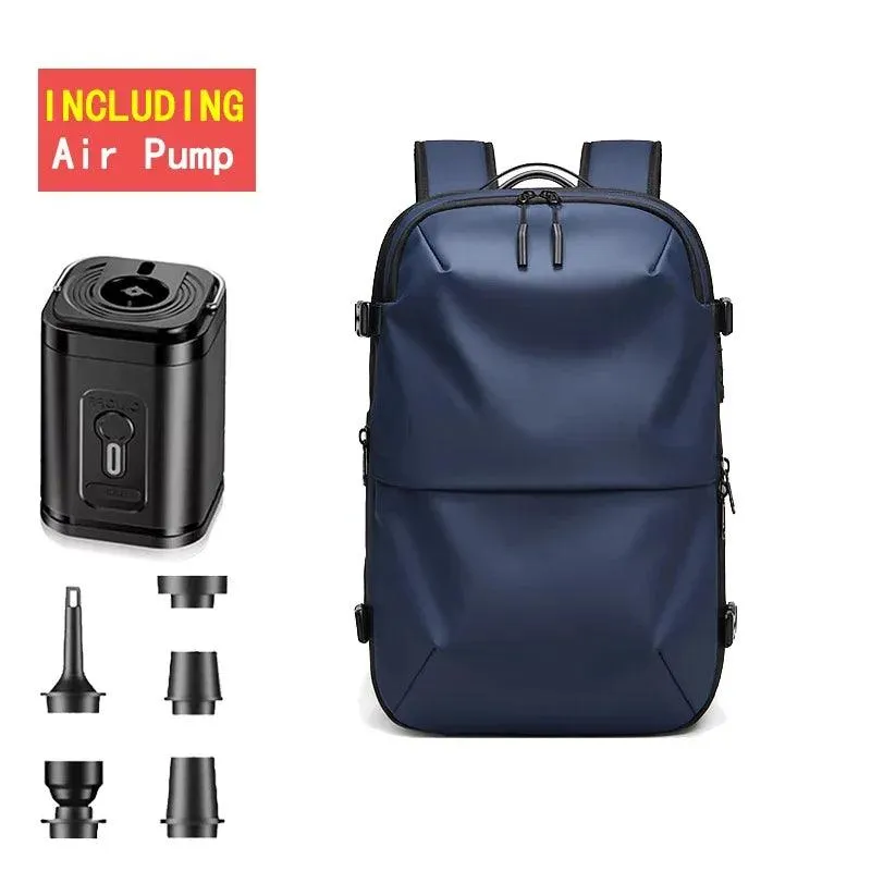 Vacuum Backpack with Electric Pump for Travel Bag for Men