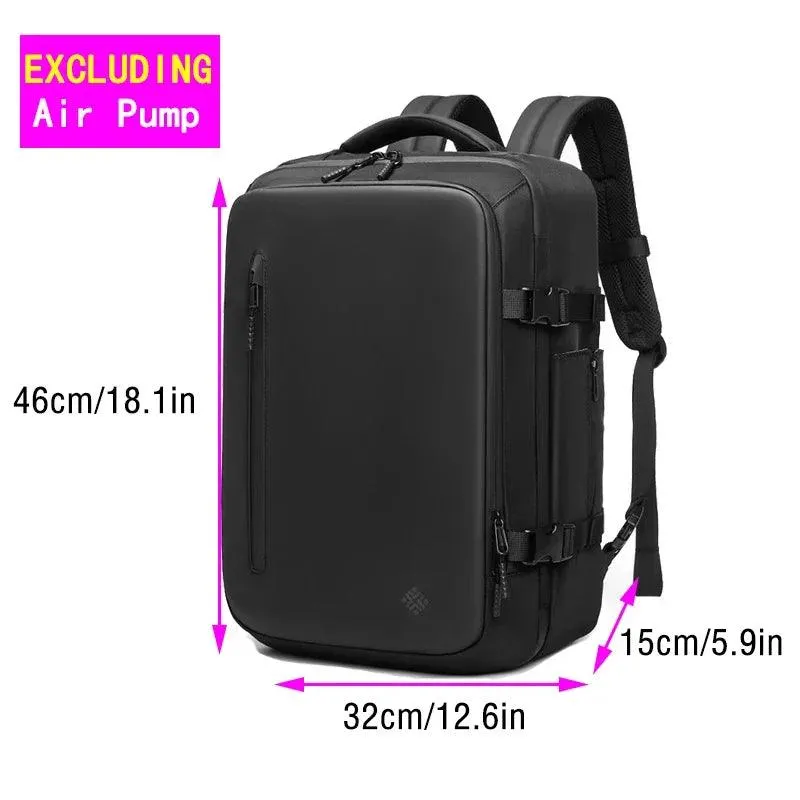 Vacuum Backpack with Electric Pump for Travel Bag for Men