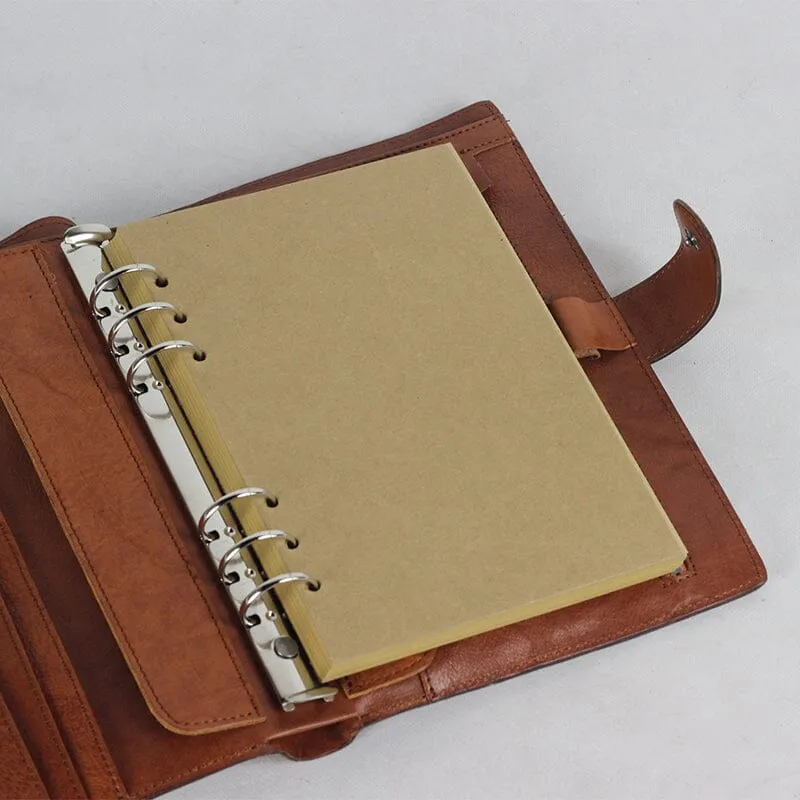 Vintage Leather Loose-leaf Notebook