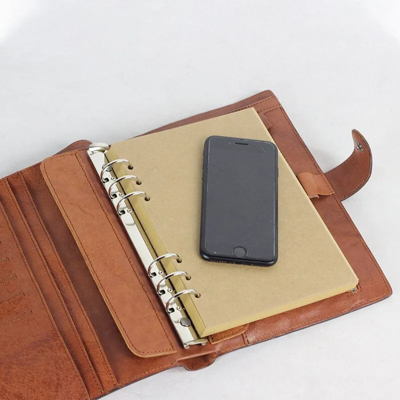 Vintage Leather Loose-leaf Notebook