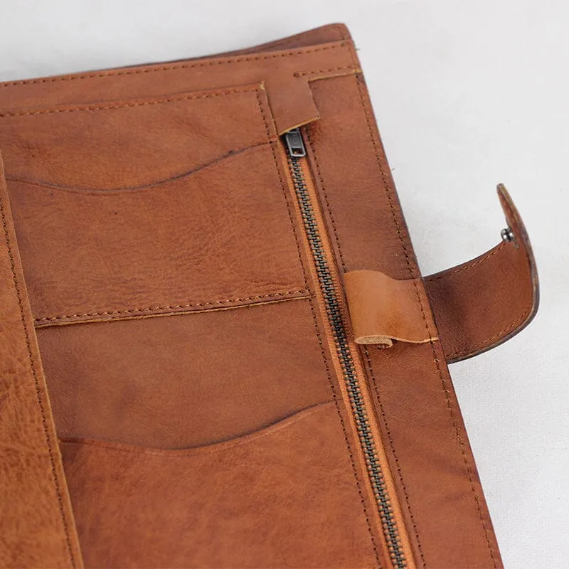 Vintage Leather Loose-leaf Notebook