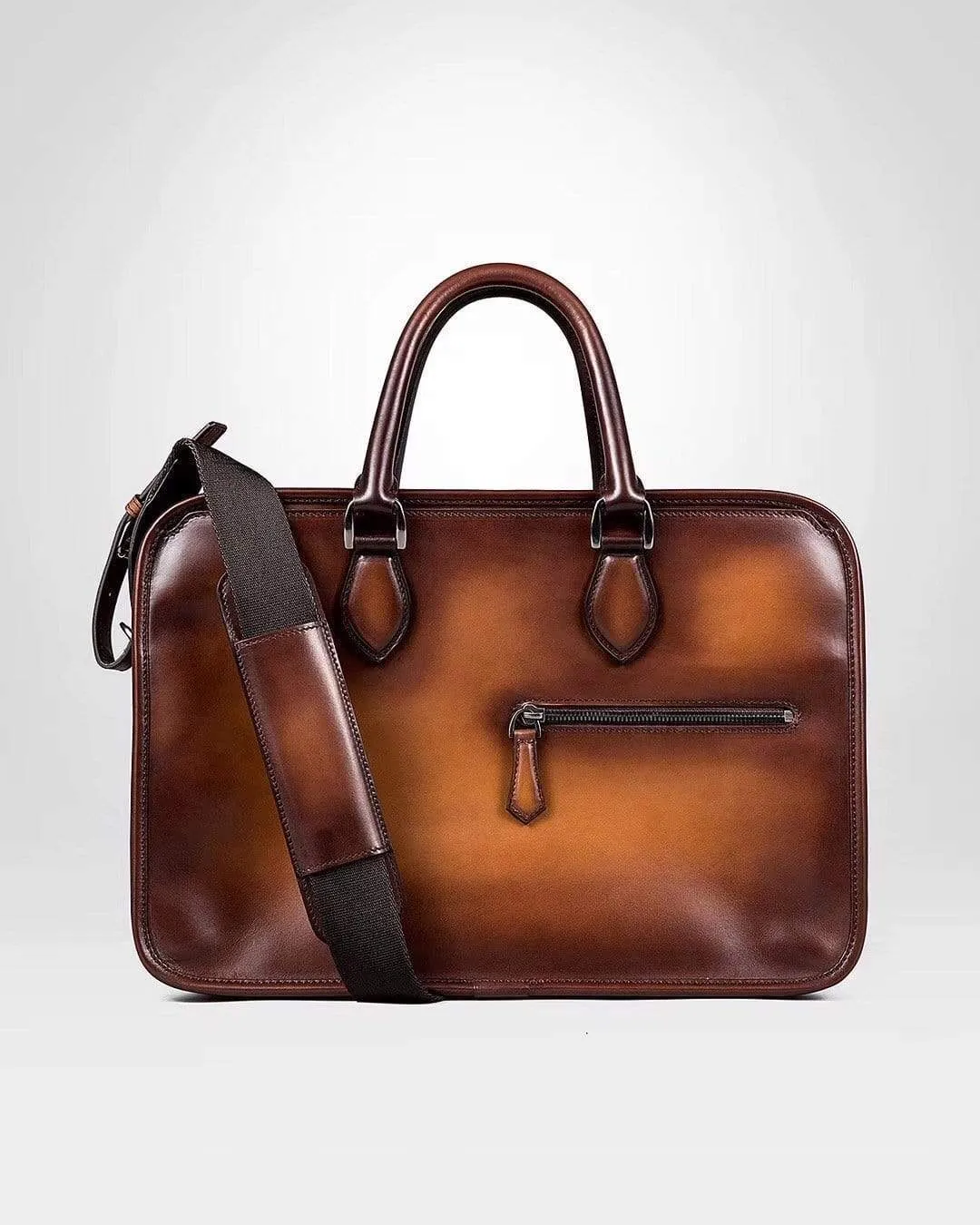 Vintage Smooth Cowhide Leather  Briefcases, Messenger Bags & Bags