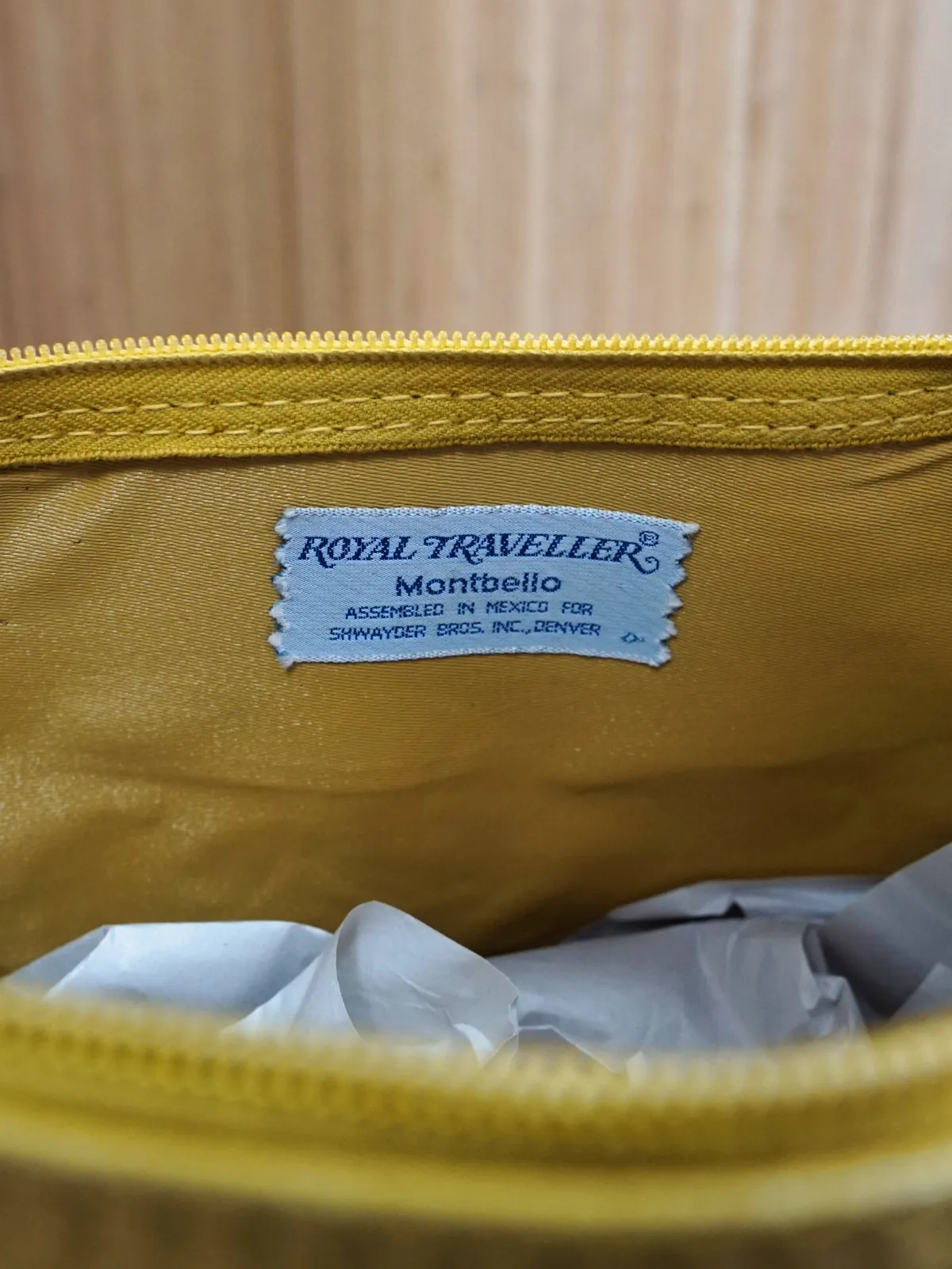 Vintage Turmeric Travel Tote