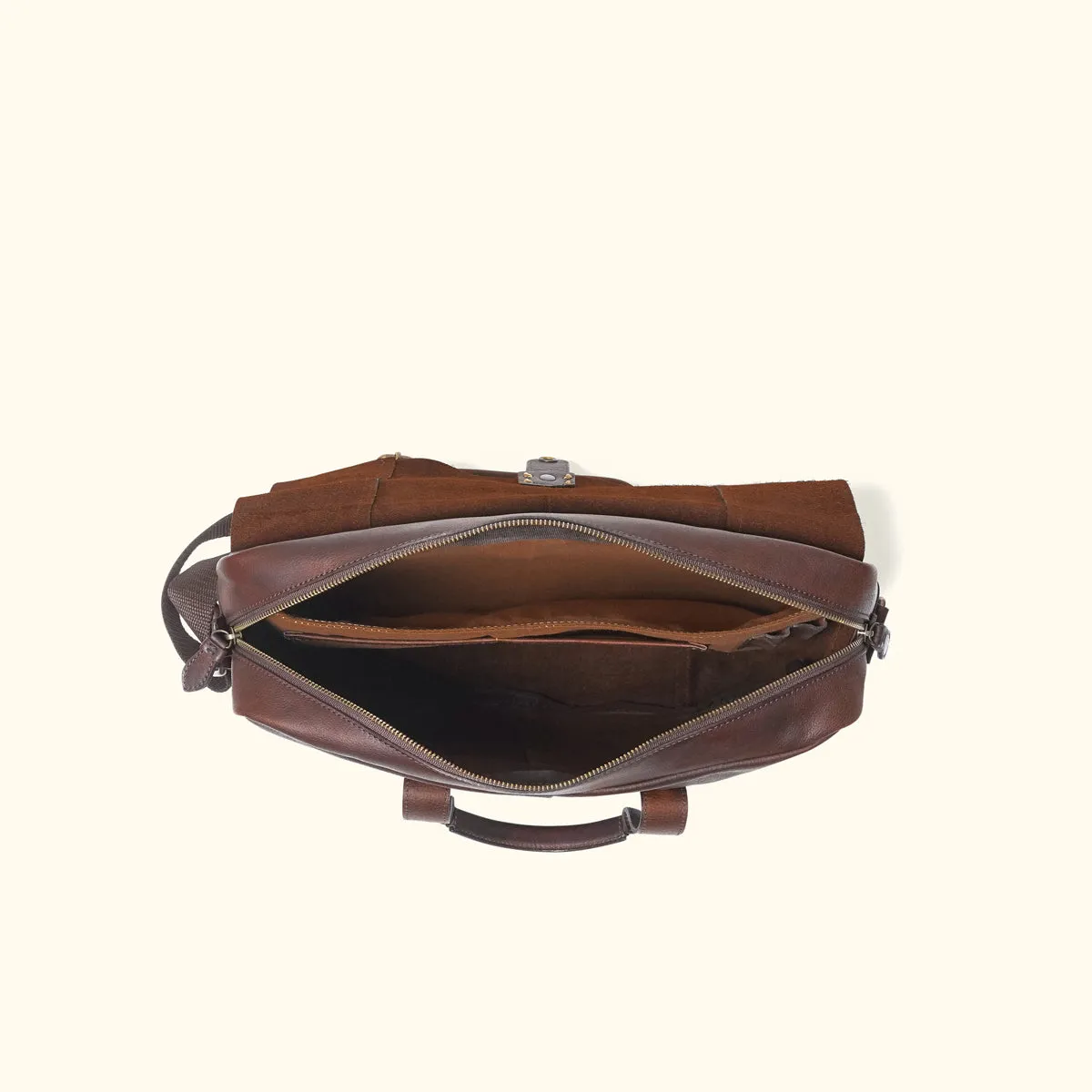 Walker Leather Briefcase Bag | Vintage Oak