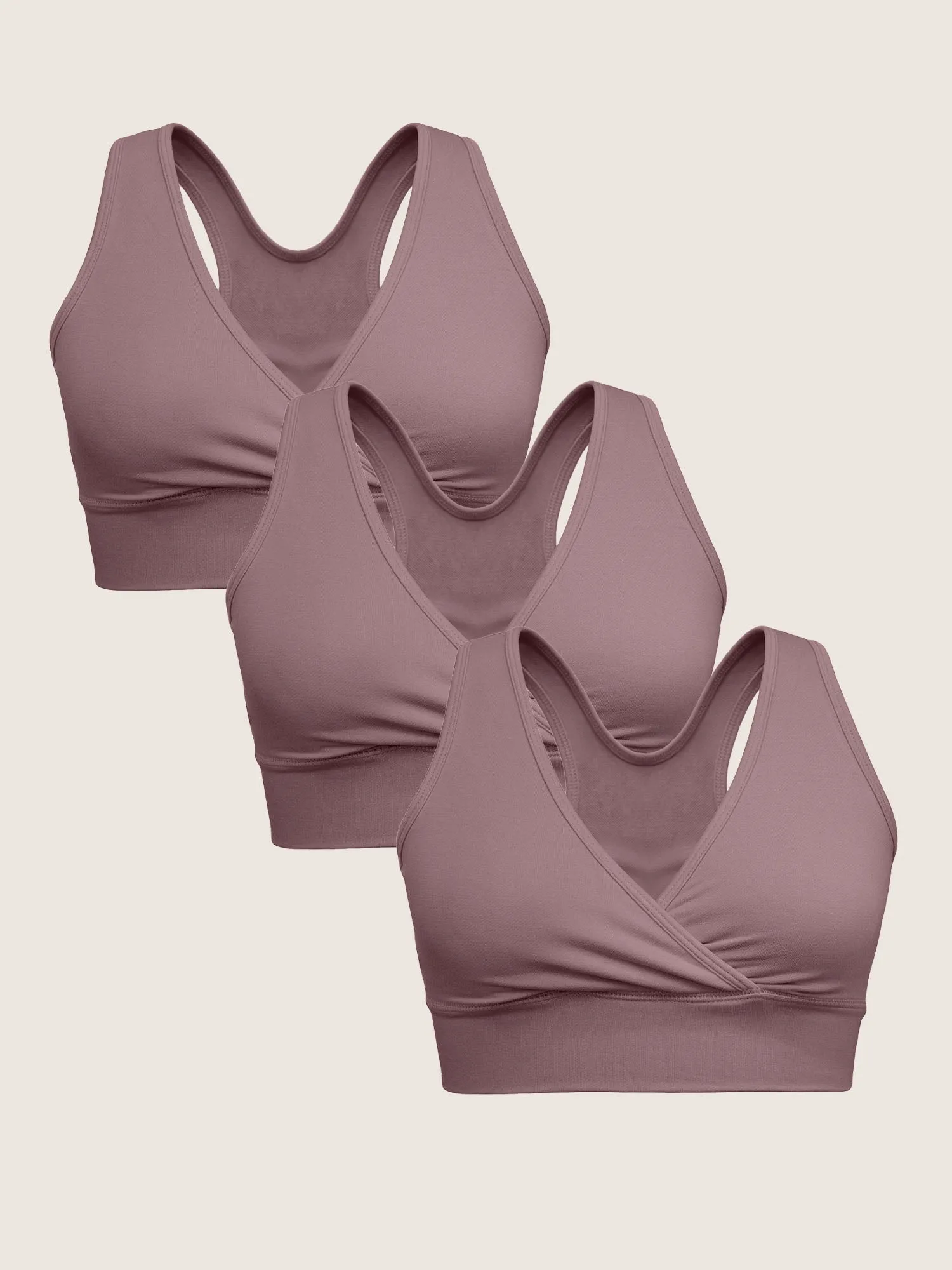 Wash Wear Spare® French Terry Nursing Bra Pack | Twilight