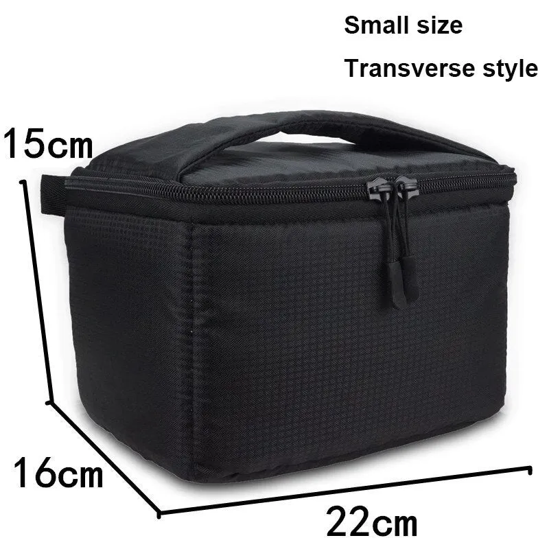 Waterproof DSLR Camera Inserts Bag Portable Inner Partition Padded Protector Bag Super Thick Drop-Proof Liner Inserts Handbag