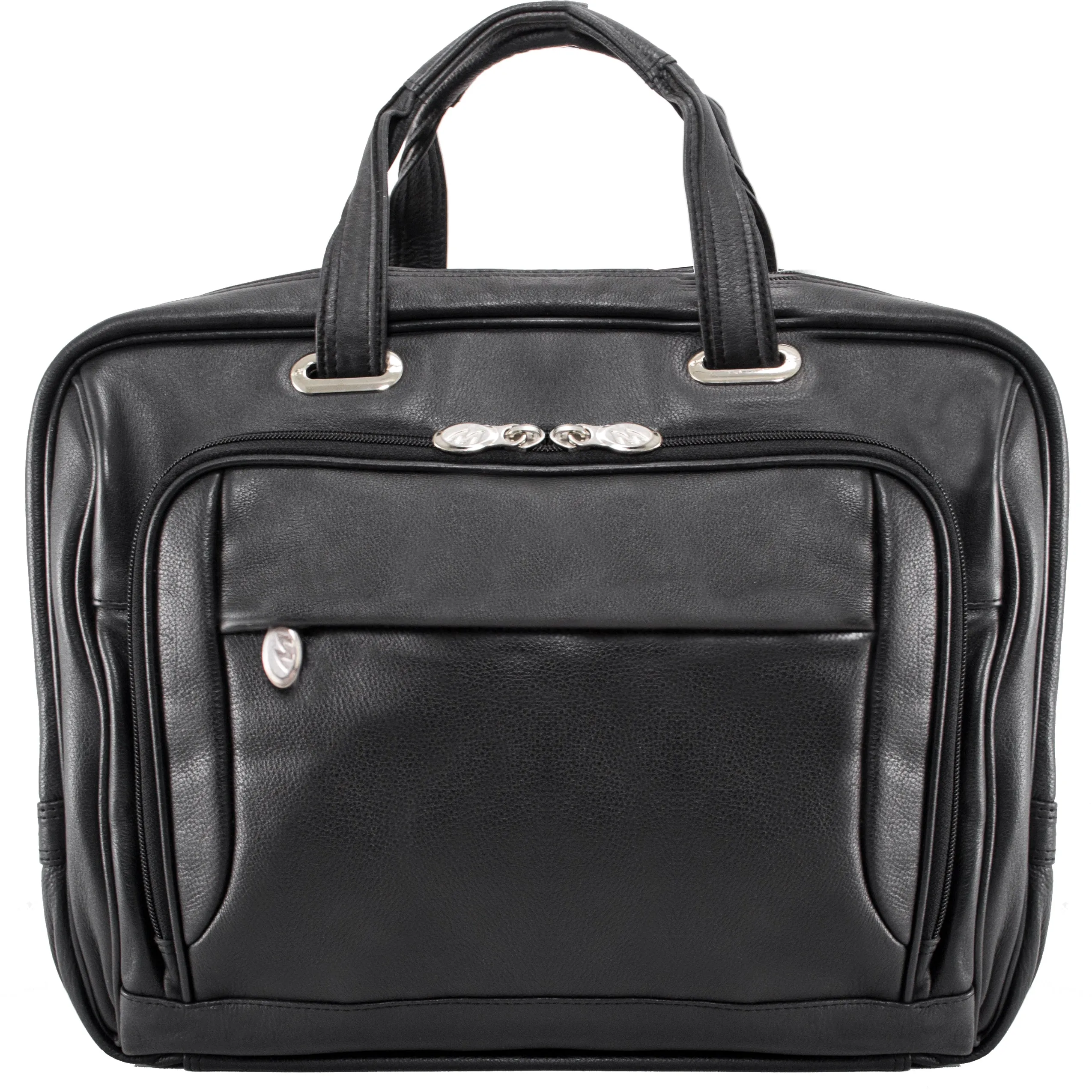 WEST LOOP | 17” Leather Expandable Laptop Briefcase