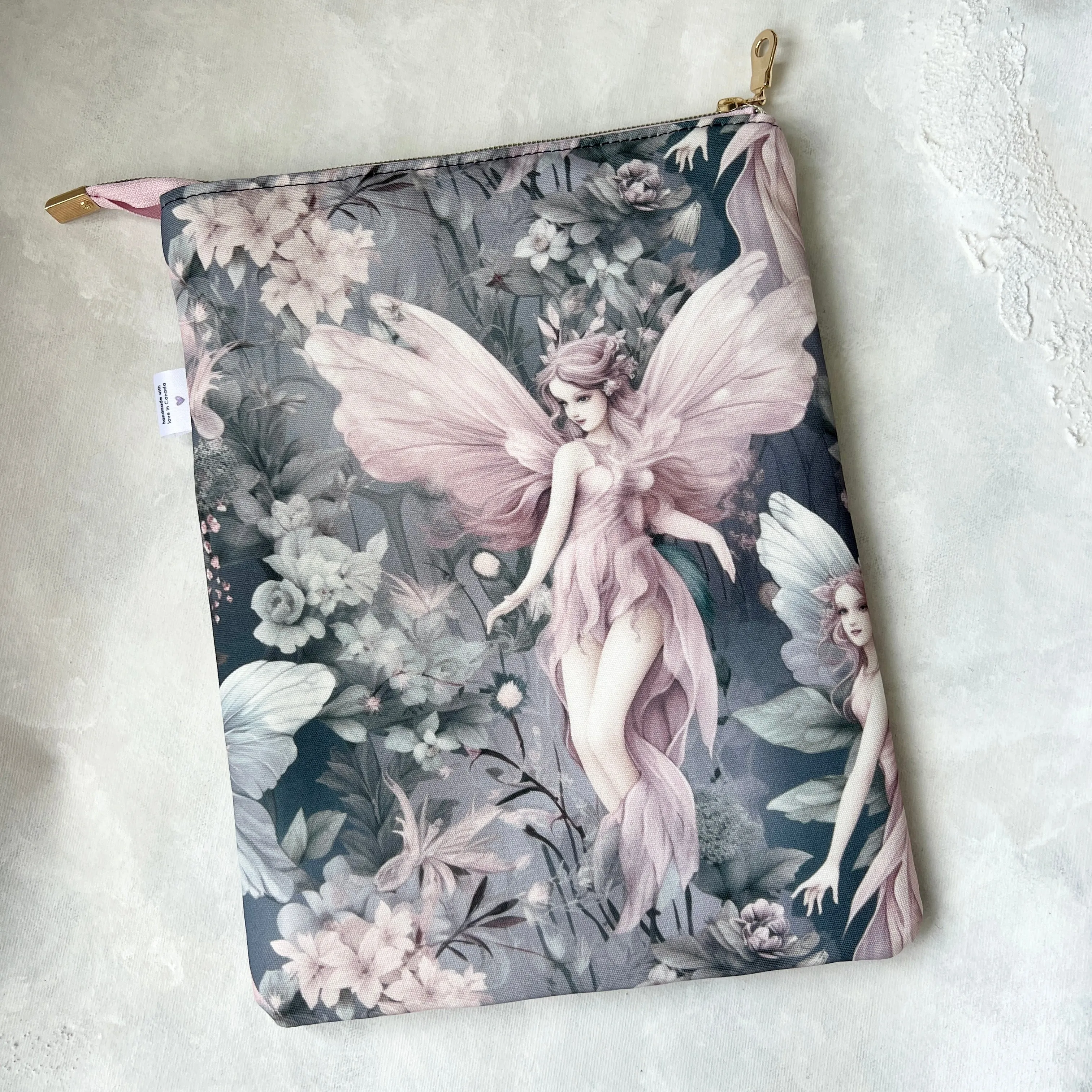 Whispering Wings - Zippered Book Sleeve