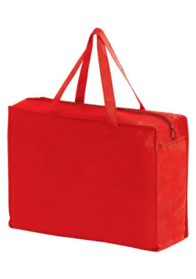 Wholesale Non Woven Essential Briefcase Tote with Zipper Closure - Y2KZ20616