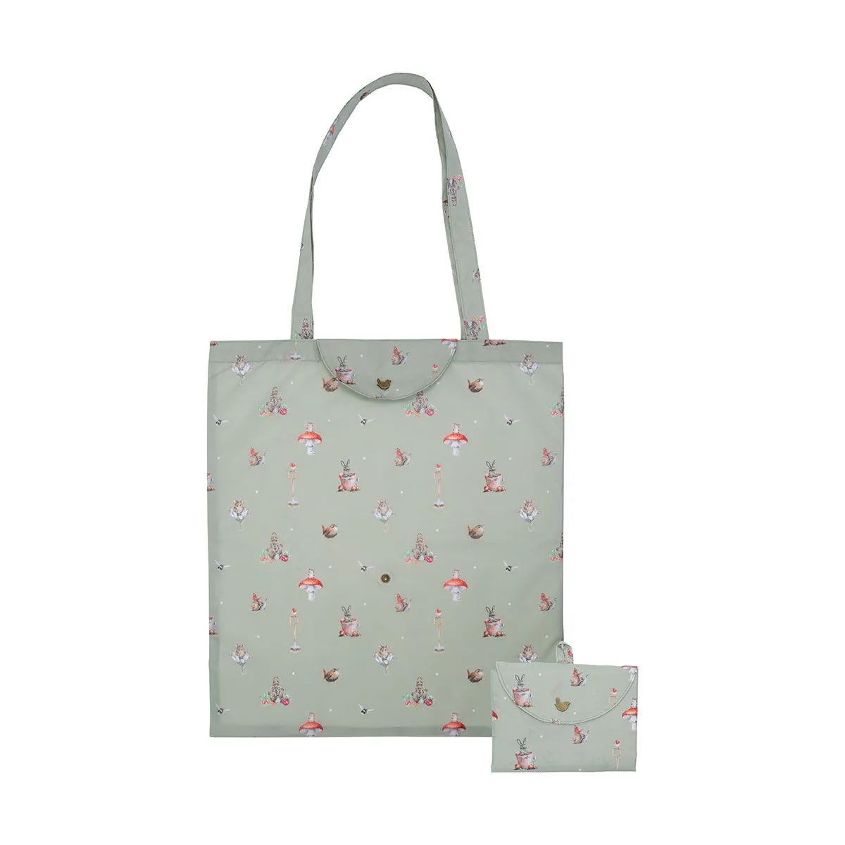 Wrendale Garden Friends Animal Foldable Shopper Bag