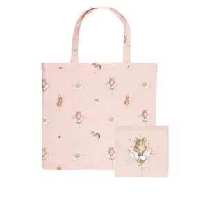 Wrendale Oops a Daisy Mouse Foldable Shopper Bag