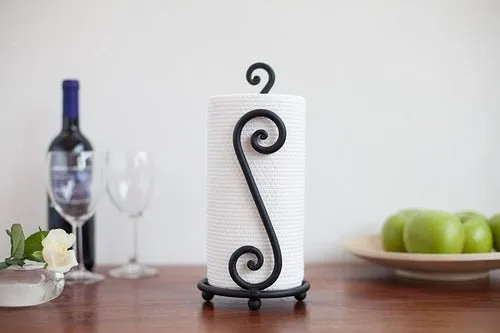 Wrought Iron Tissue Paper Holder Napkin Roll Holder