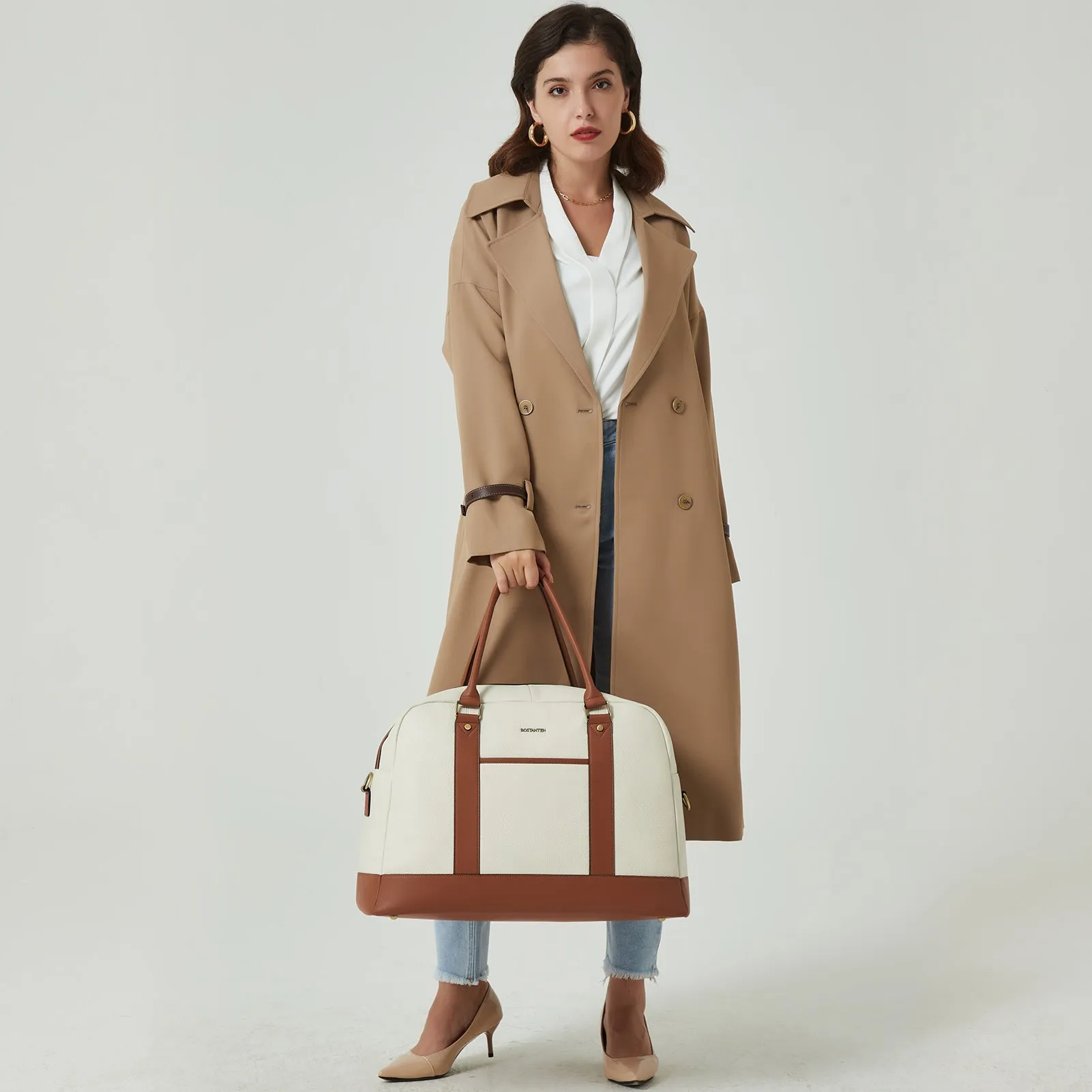 Zenobe Travel in Style: Women's Weekender Duffle Bag for the Fashion-Forward