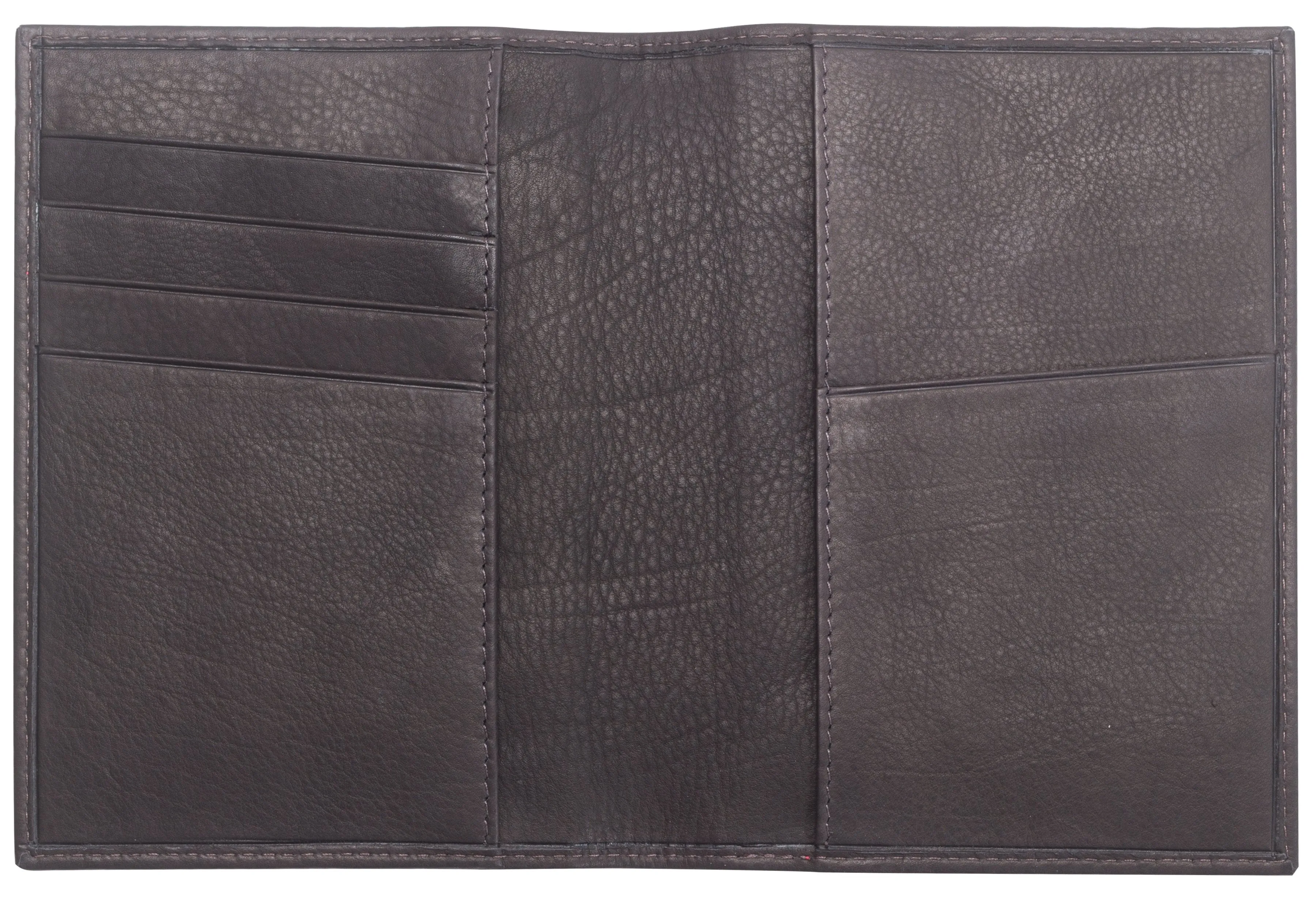 ZIPPO PASSPORT HOLDER MOCHA LEATHER