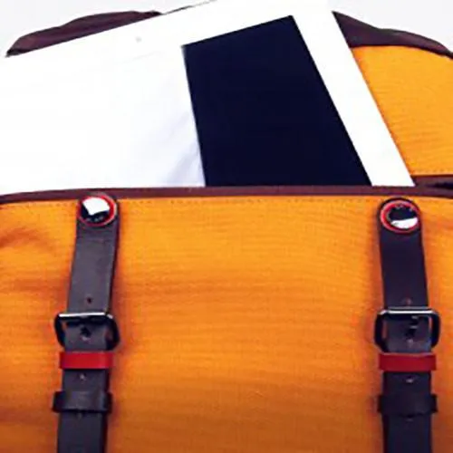 Zkin Getaway Kampe Orange Brown DSLR Camera Backpack Bag